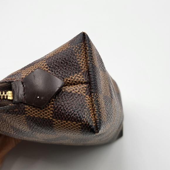 LOUIS VUITTON Damier Ebene Pochette Cosmetic PM...Authentic w/COA - Picture 7 of 12